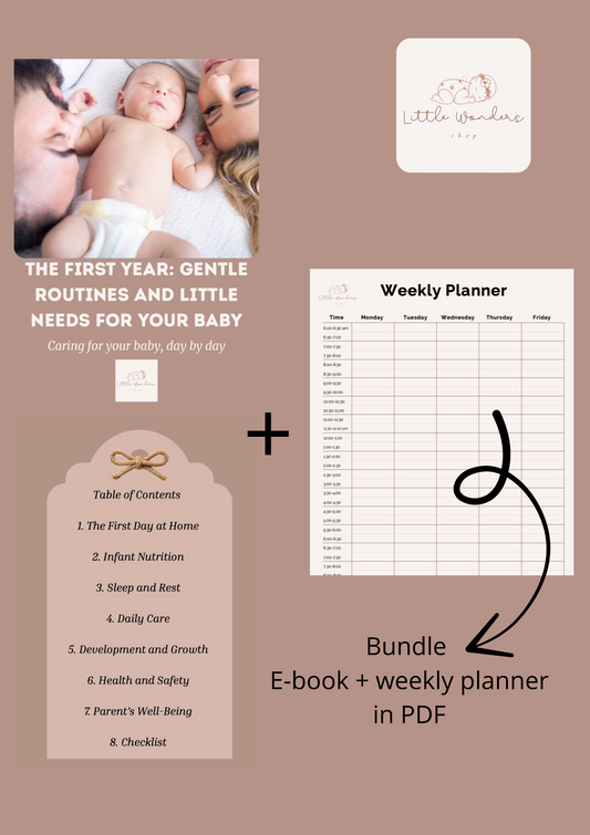 Baby’s First Year Bundle: Guide & Weekly Planner for New Parents