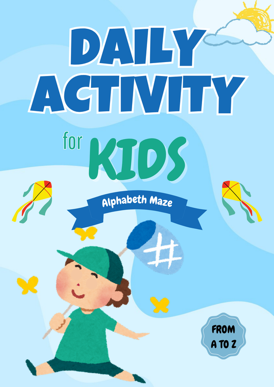 Magic Alphabet: 2 Books in 1 (Coloring + Mazes)