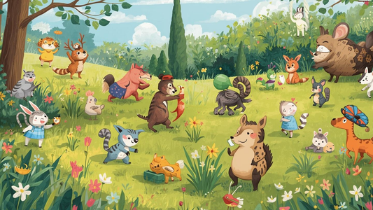 Sleepy Tails & Gentle Dreams:A bedtime rhyme with animal friends