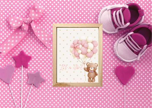 Little Wonders Teddy Bear Print – Baby Shower Gift & Nursery Decor